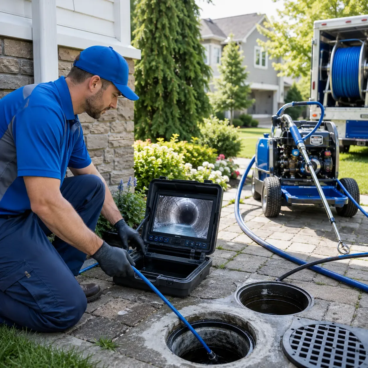 Outdoor drain cleaning professionals serving Victoria, IL